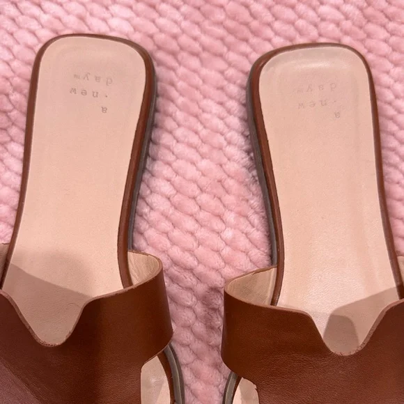 a new day Brown Slide Sandals - Picture 3 of 7